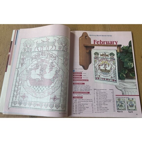 The Cross Stitcher Angel of Love Design Works February 1997  Magazine - Picture 5 of 9